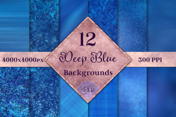Deep Blue Backgrounds: 12 Premium Images for Impact