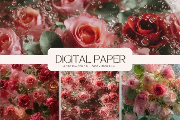 Flower Backgrounds Wall Art Wallpaper_5: A Digital Asset for Modern Creatives