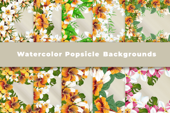 Summer Tropical Backgrounds: A Designer's Guide to Vibrant Projects