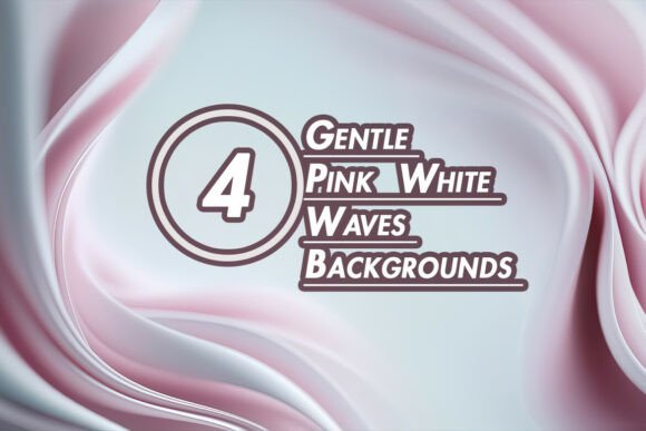 The Calming Power of Gentle Pink White Waves Backgrounds