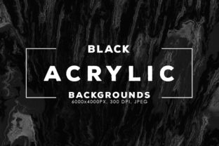 The Power of Darkness: 30 Black Acrylic Backgrounds for Bold Design