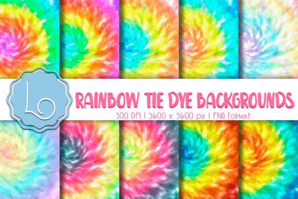 Transform Your Projects with Vibrant Rainbow Tie Dye Backgrounds