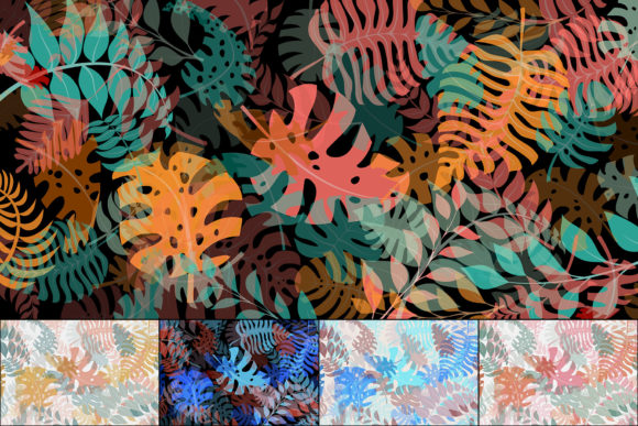 Tropical Palm Leaves Backgrounds: Infuse Your Designs with Lush, Vibrant Energy