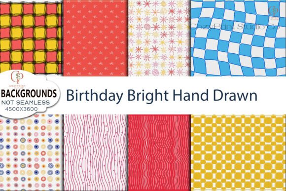 Unleashing Creativity with Birthday Bright Hand Drawn Backgrounds