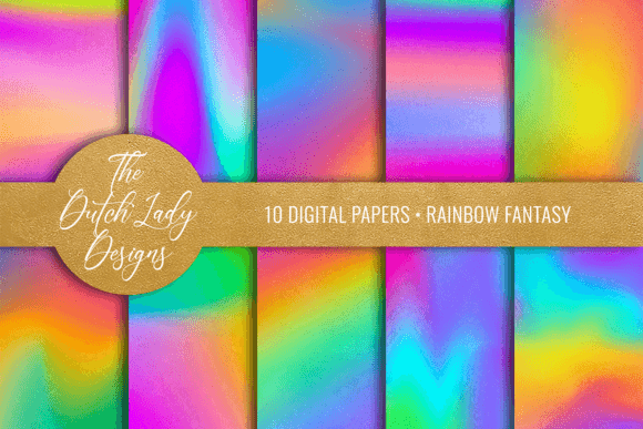 Unleashing Creativity with Rainbow Fantasy Gradient Backgrounds