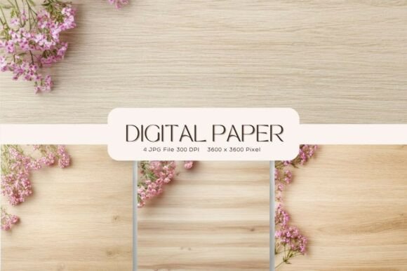 Wooden Florals Texture Backgrounds: A Designer's Go-To Asset